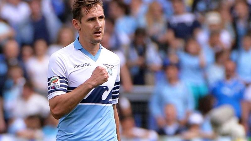 Klose kämpft mit Lazio um Rang drei
