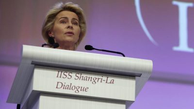 Von der Leyen besorgt über Konflikt im Südchinesischen Meer