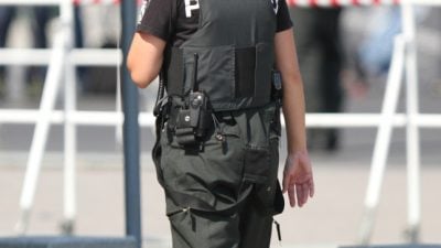 Bericht: Polizisten funkten vor G7-Gipfel Goebbels-Zitat