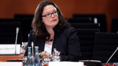 Schäuble bremst Nahles beim Haushalt aus