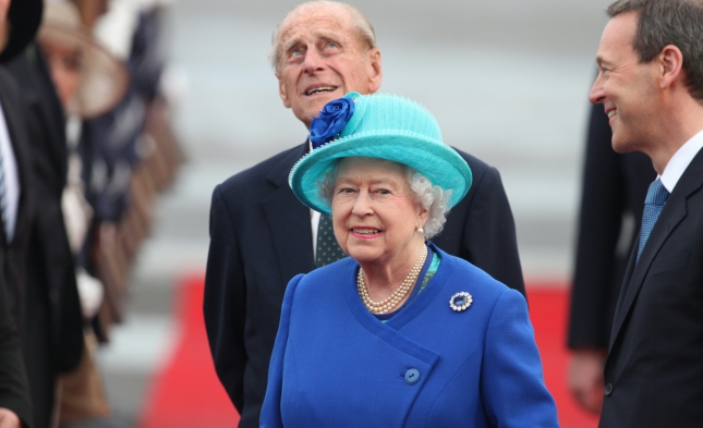 Queen Elizabeth zu Staatsbesuch in Deutschland eingetroffen