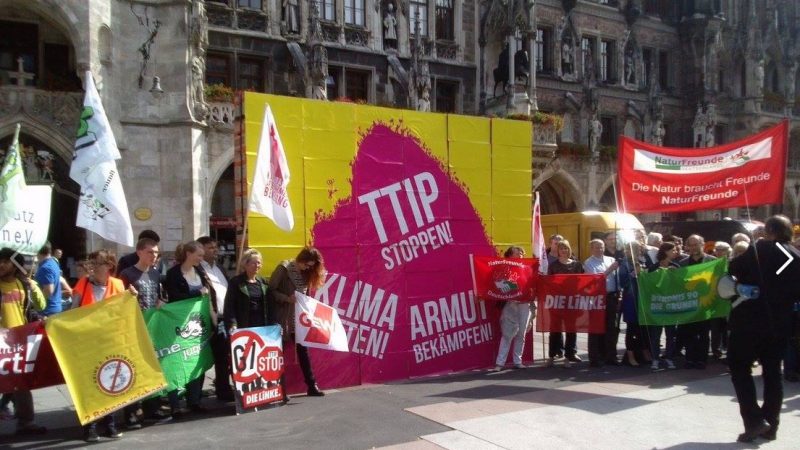 Demo gegen TTIP und weitere Proteste um G7 und Bilderberger