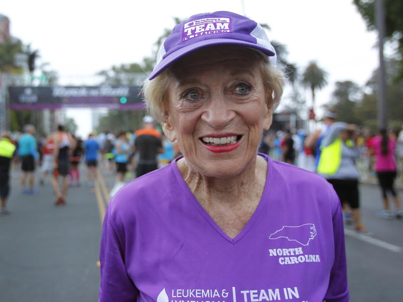 92-Jährige absolviert Marathon in den USA