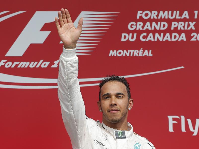 Hamiltons Demonstration der Stärke erhöht Druck Ferrari
