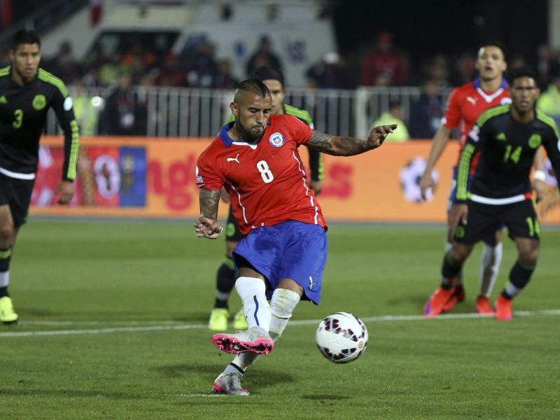 Chile und Mexiko spielen unentschieden