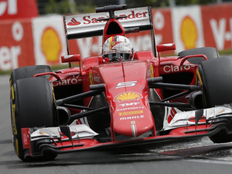 Vettel-Ferrari nach wenigen Trainingsminuten abgeschleppt
