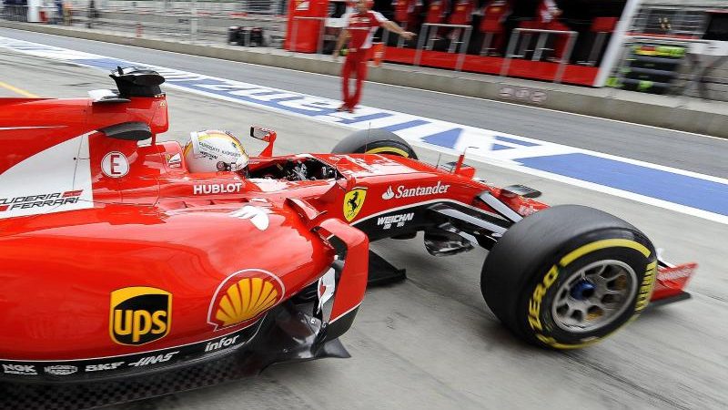 Vettel Schnellster im verregneten Formel-1-Training