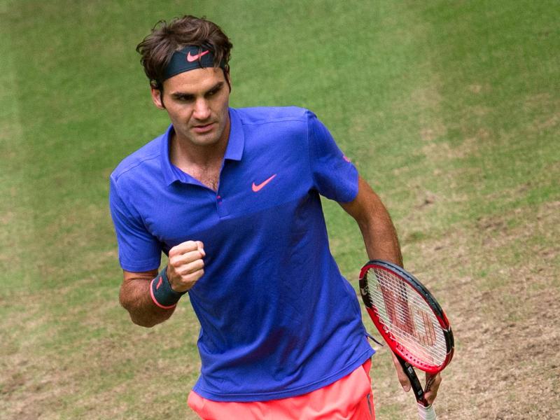 Federer gewinnt zum achten Mal Tennisturnier in Halle   