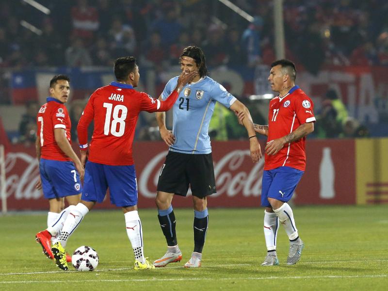 Griff an Po: Platzverweis – Chile träumt vom Copa-Titel