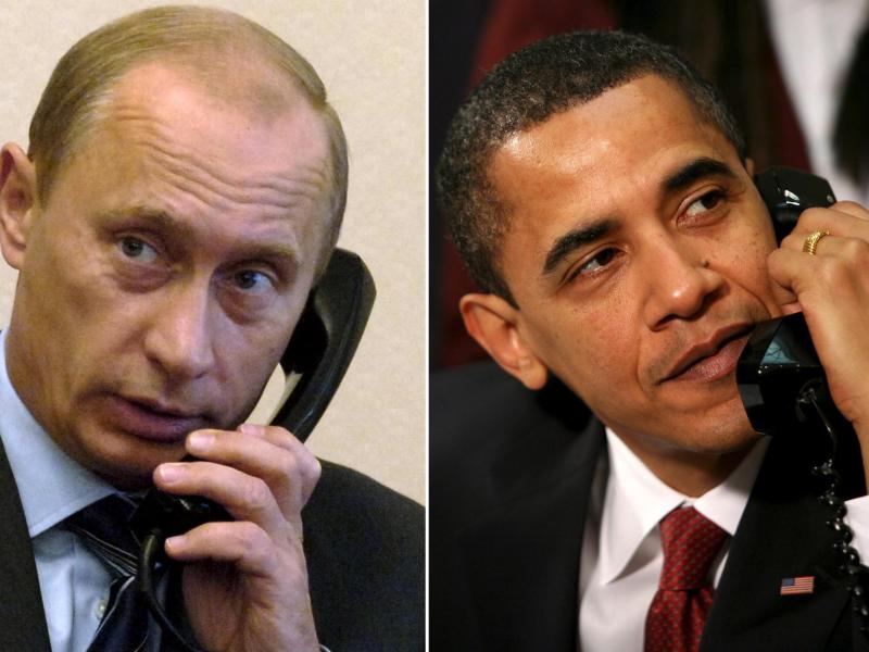 Putin telefoniert mit Obama