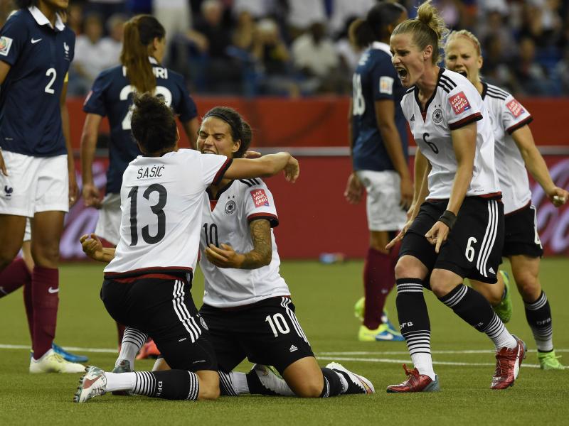Sieg im Elfmeterkrimi: DFB-Frauen im WM-Halbfinale