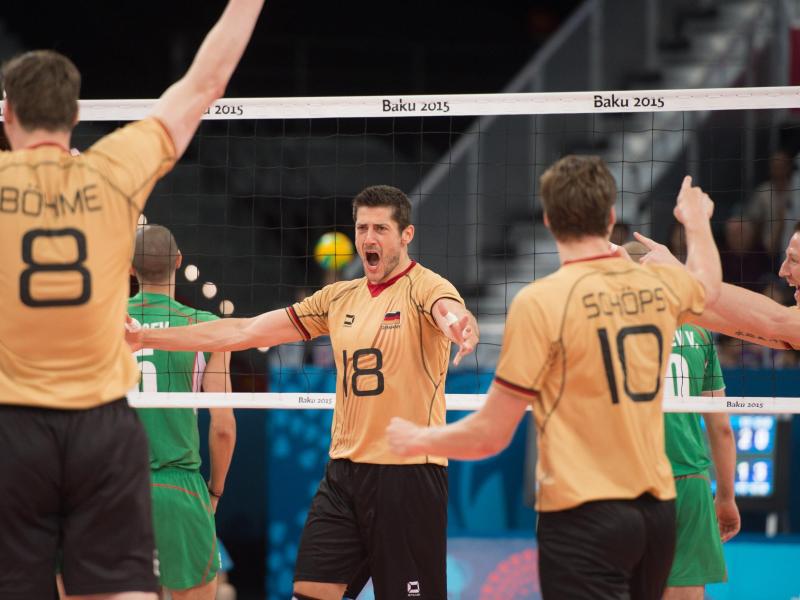 Volleyballer holen Gold bei Europaspielen