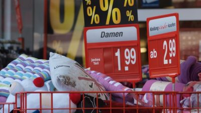 Preissteigerung weiter rückläufig – Inflationsrate nur 0,2 Prozent