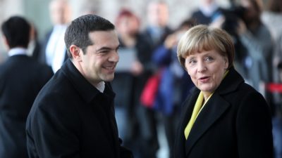 Merkel empfängt griechischen Regierungschef Tsipras in Berlin