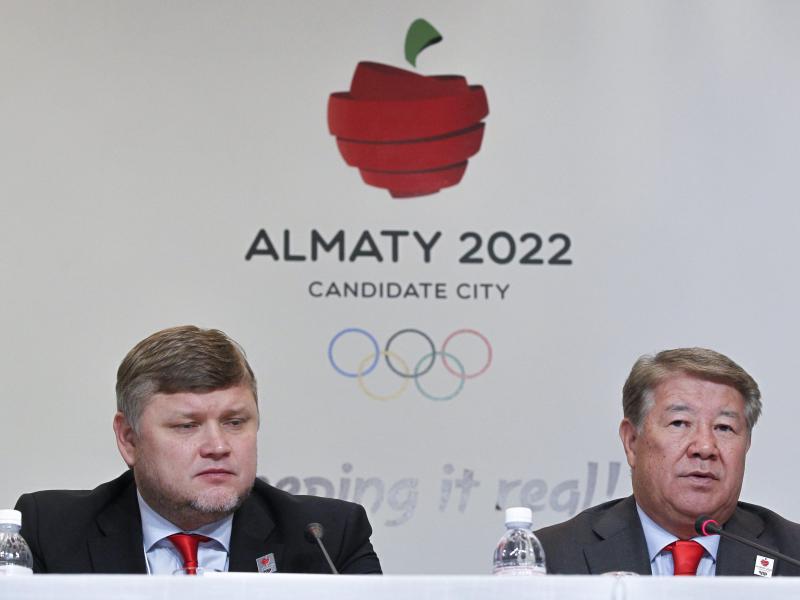 Die Winterspiele-Kandidaten 2022 Almaty und Peking