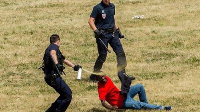 „Maschinengewehre gegen Flüchtlinge“: So will britischer Politiker Eurotunnel verteidigen