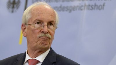 Generalbundesanwalt sieht sich durch Gutachten bestätigt