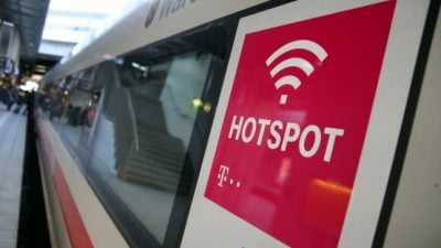 Telekom räumt Probleme beim WLAN-Netz in Zügen ein