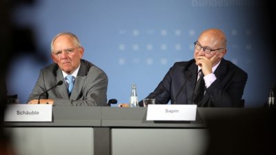 Frankreichs Finanzminister Sapin: „Schäuble irrt sich“