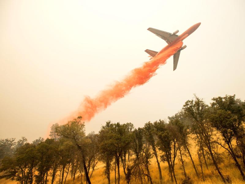 Feuerwehr in Kalifornien rüstet sich für Blitzschläge + Fotogalerie