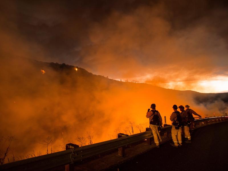 «Kalifornien brennt»: Gouverneur warnt vor schweren Feuern