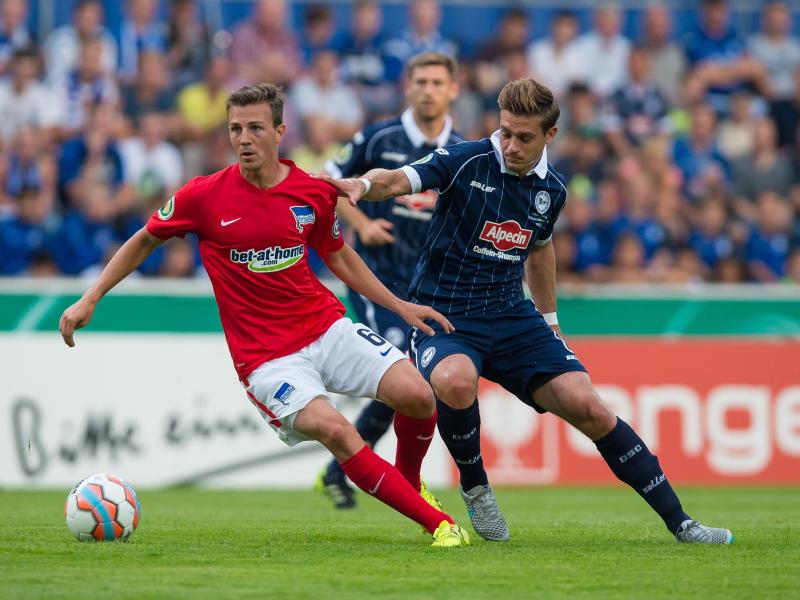 Hertha BSC nimmt Pokal-Revanche: 2:0 in Bielefeld
