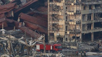 Behörden rätseln über Ursache der Explosion in Tianjin