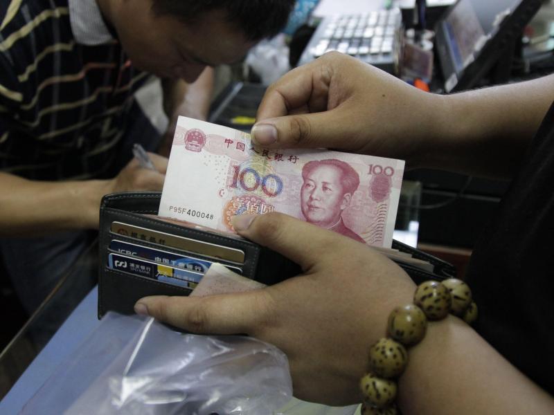 Talfahrt der chinesischen Währung beendet