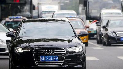 Audi in China auf Talfahrt