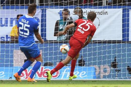 Bayern mit zehn Mann zum 2:1-Sieg in Hoffenheim