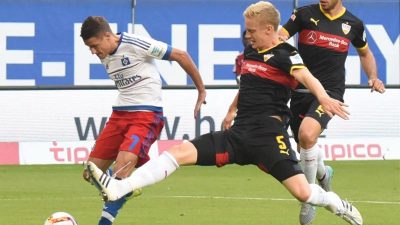 Djourou beschert HSV ersten Saisonsieg: 3:2 gegen Stuttgart   