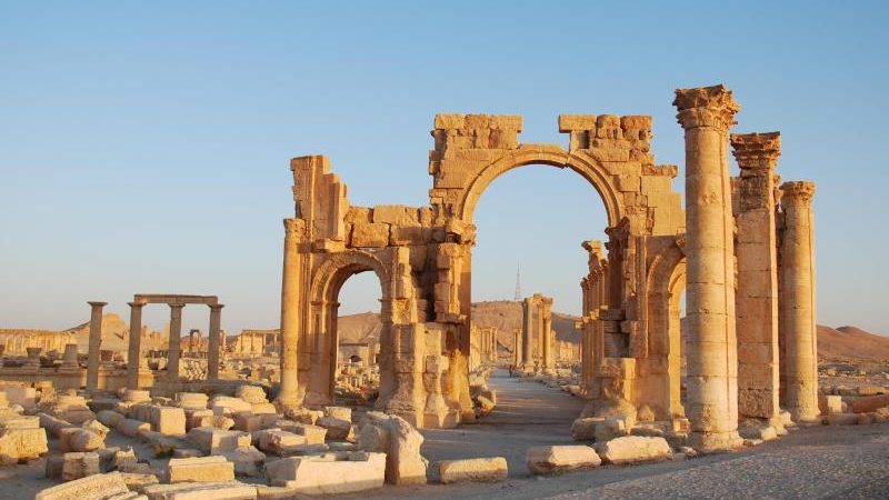 IS zerstört im syrischen Palmyra 2000 Jahre alten Tempel
