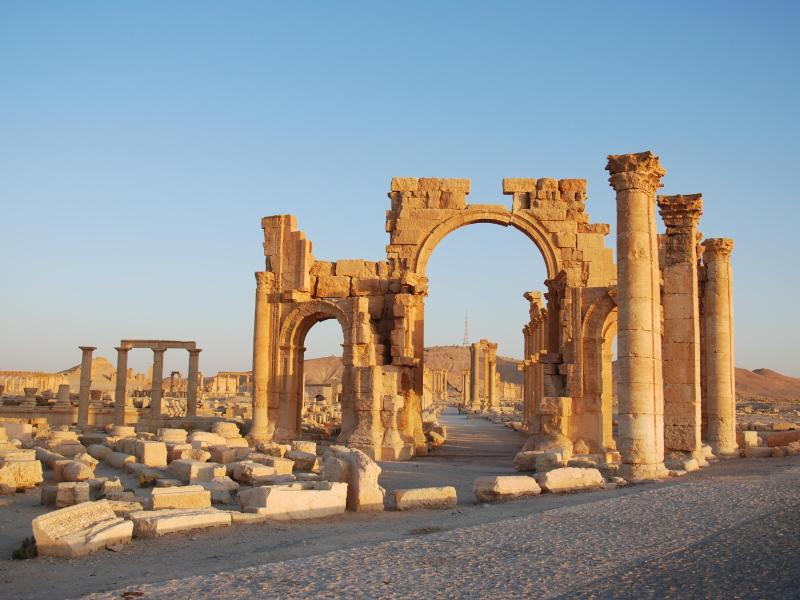 IS zerstört im syrischen Palmyra 2000 Jahre alten Tempel