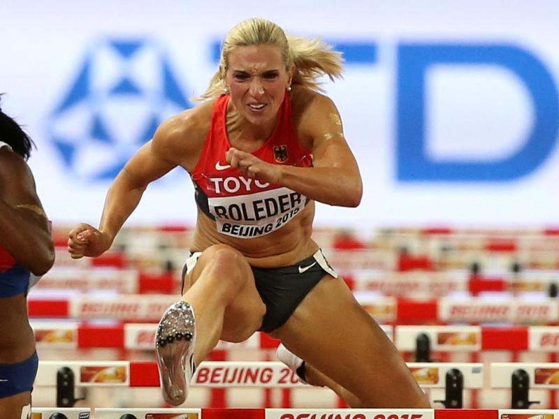 Cindy Roleder holt WM-Silber über 100 Meter Hürden