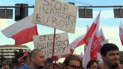 Gegen Islamisierung durch Migranten: 9.000 polnische Demonstranten in Wroclaw