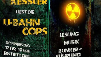 Die U-Bahn Cops im Bunker der Story of Berlin mit Frank Kessler