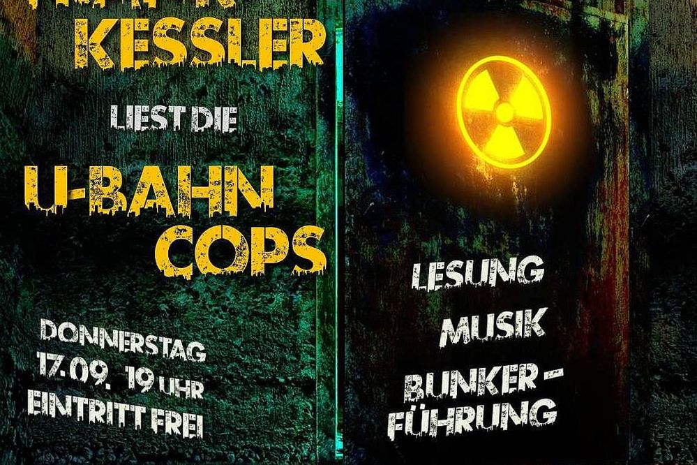 Die U-Bahn Cops im Bunker der Story of Berlin mit Frank Kessler