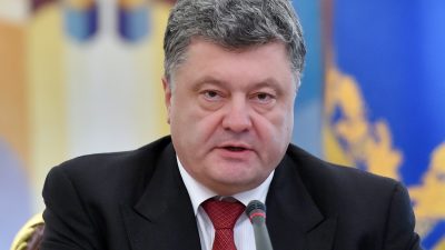 Ukrainischer Präsident fordert Waffenlieferungen gegen „russische Aggressionen“