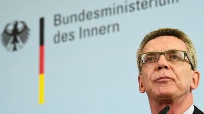 De Maizière: Finanzielle Anreize lösen Sogeffekt aus