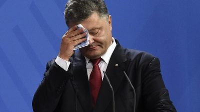 Ukraines Präsident Poroschenko mahnt Solidarität der EU an