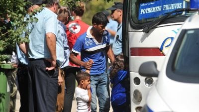 Flüchtlinge reisen über Kroatien nach Westeuropa