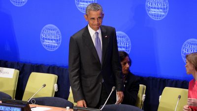 Obama: „Ich führe die größte Streitmacht der Erde und werde nicht zögern, sie einzusetzen.“