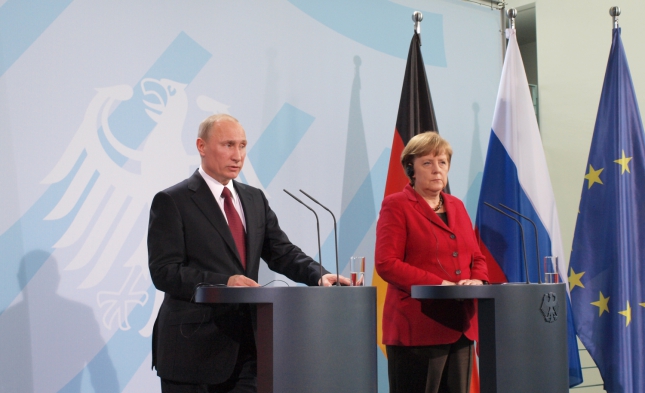 Merkel, Hollande, Poroschenko und Putin mit Waffenstillstand zufrieden