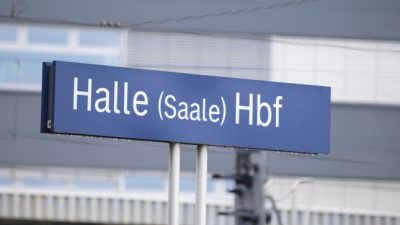 Hauptbahnhof Halle: Junger Mann forderte Alkohol von Mädchen (17, 13) – Schläge und Gewürge nach Ablehnung