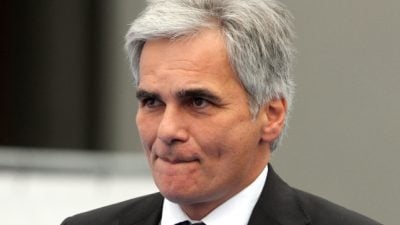 Merkel bespricht mit Faymann Lage in der Flüchtlingskrise