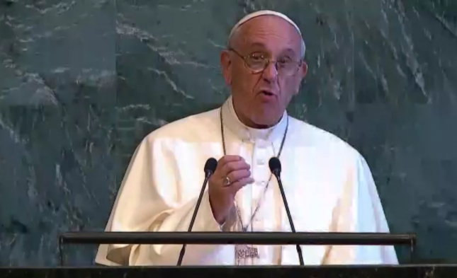 Papst mahnt vor Vereinten Nationen Grundrechte an – Kritik an Weltwirtschaft