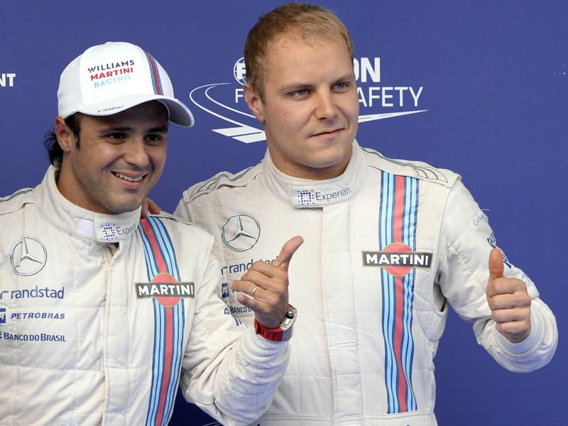 Formel-1-Team Williams auch 2016 mit Bottas und Massa
