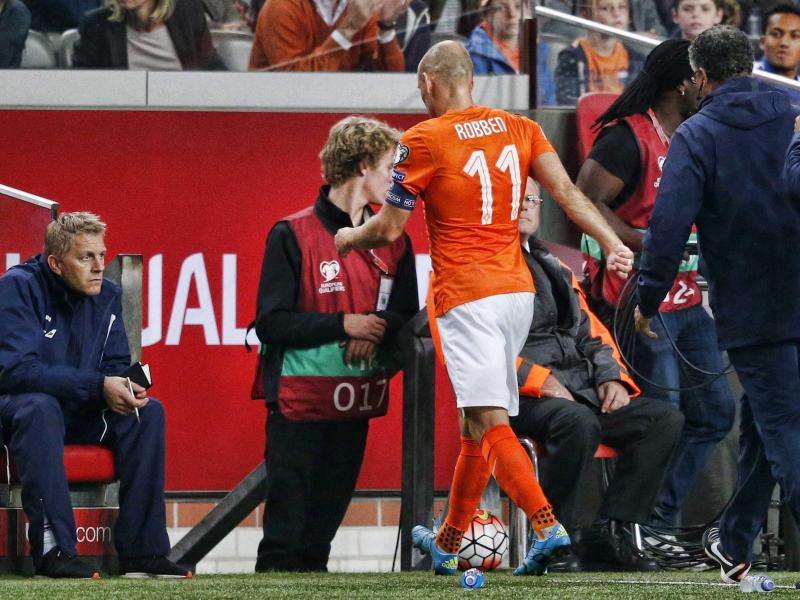 Berichte: Robben fehlt Niederlande gegen die Türkei