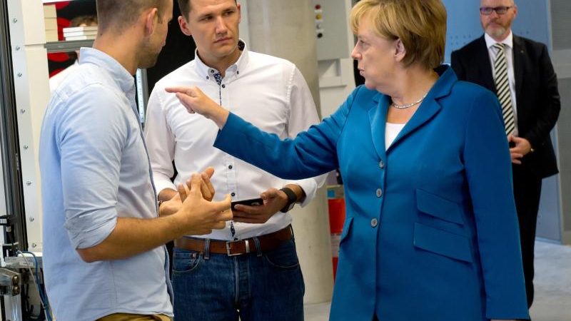 Merkel will mehr Gründergeist in Deutschland