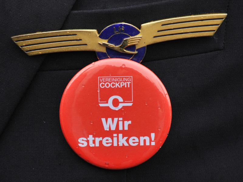Piloten beginnen 13. Streikrunde bei Lufthansa